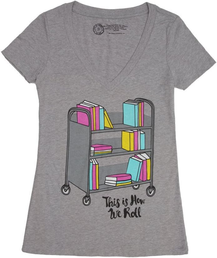 Buy Women's Literary V-Neck Tee T-Shirt Online Kuwait Ubuy