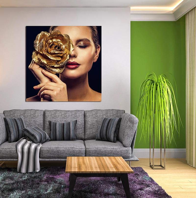 Home Rose Gold Acrylic Wall Art (40