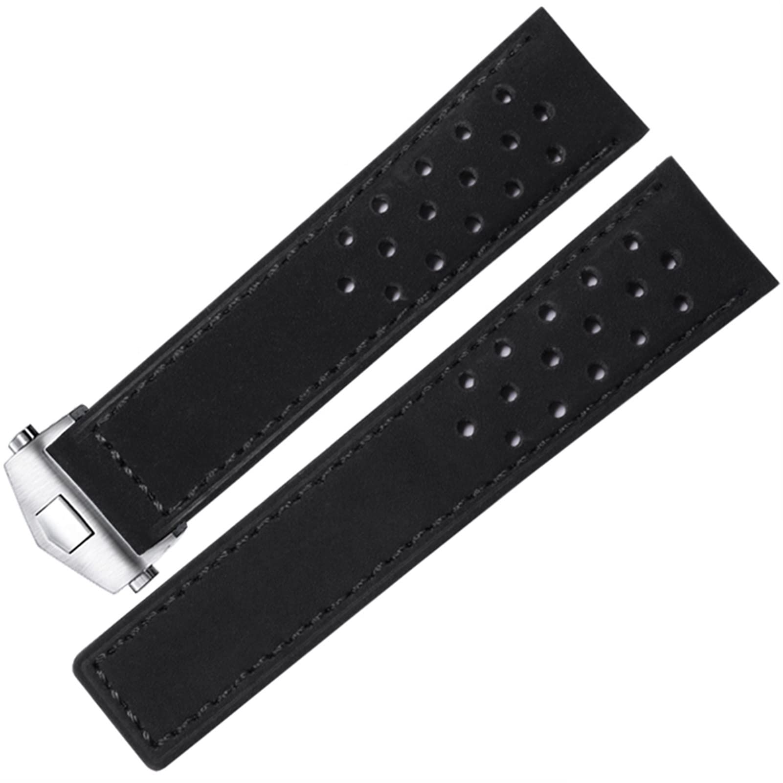 Correa de reloj de cuero genuino para lucir tu TAG Heuer 8