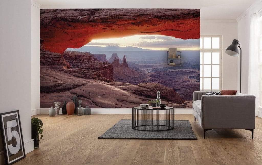 Komar Fleece Photo Wallpaper Mesa Arch Design XXL Decoration Nature Landscape Bedroom Living Room Office Hallway Size 450 x 280 cm (W x H) SHX9-058 Multi-Coloured - Image 4