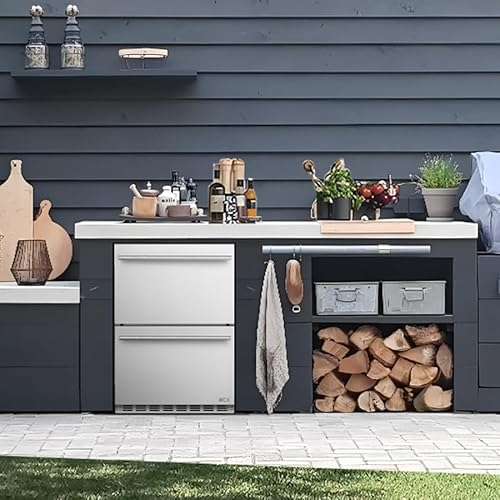 Hck D150-D 24 Inch Dual Zone Under Counter Refrigerator thumb #4