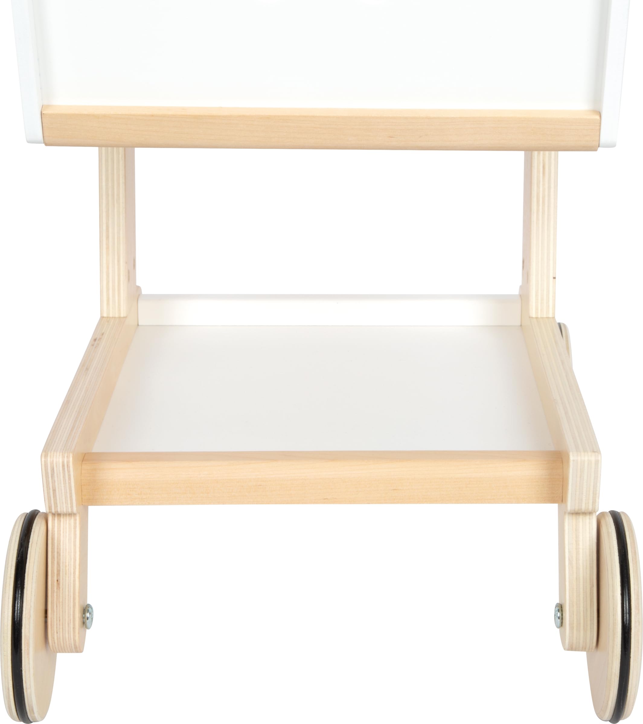 Small Foot Caddie en Bois « Fresh », Chariot de Jeu Robuste avec siège Enfant, pour boutiques et Cuisines, dès 2 Ans, 12836