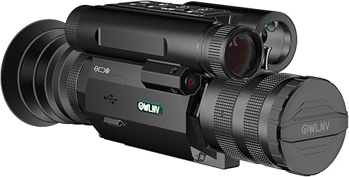 Miniatura 10 de Alcance digital de rifle de visión diurna/nocturna con telémetro - 1920 × 1080 HD, opciones de zoom 6.5 y 13X, IP67 impermeable, batería de 8 horas