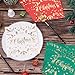 80 Pack Merry Christmas Paper Napkins Red Green white Gold Xmas Deer Disposable Party Luncheon Napkins for Christmas New Year Holiday Dinner Party Supplies,6.5 x 6.5 Inch-all (Red)
