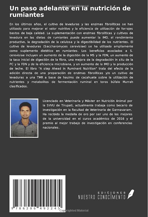 Miniatura 2 de Un paso adelante en la nutrición de rumiantes Enzimas fibrolíticas y cultivo de levaduras (Spanish Edition)