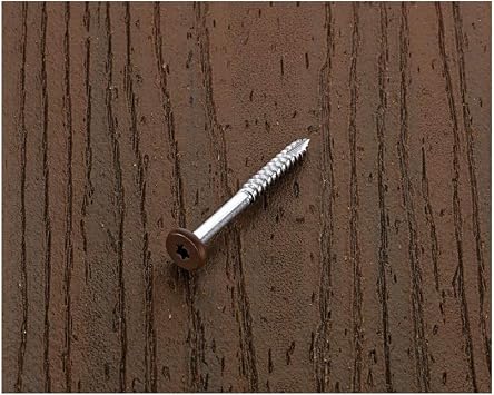 Headcote Stainless Steel Fascia Screws 9 x 1-7/8" T-20 Star Drive Java 100 Pieces