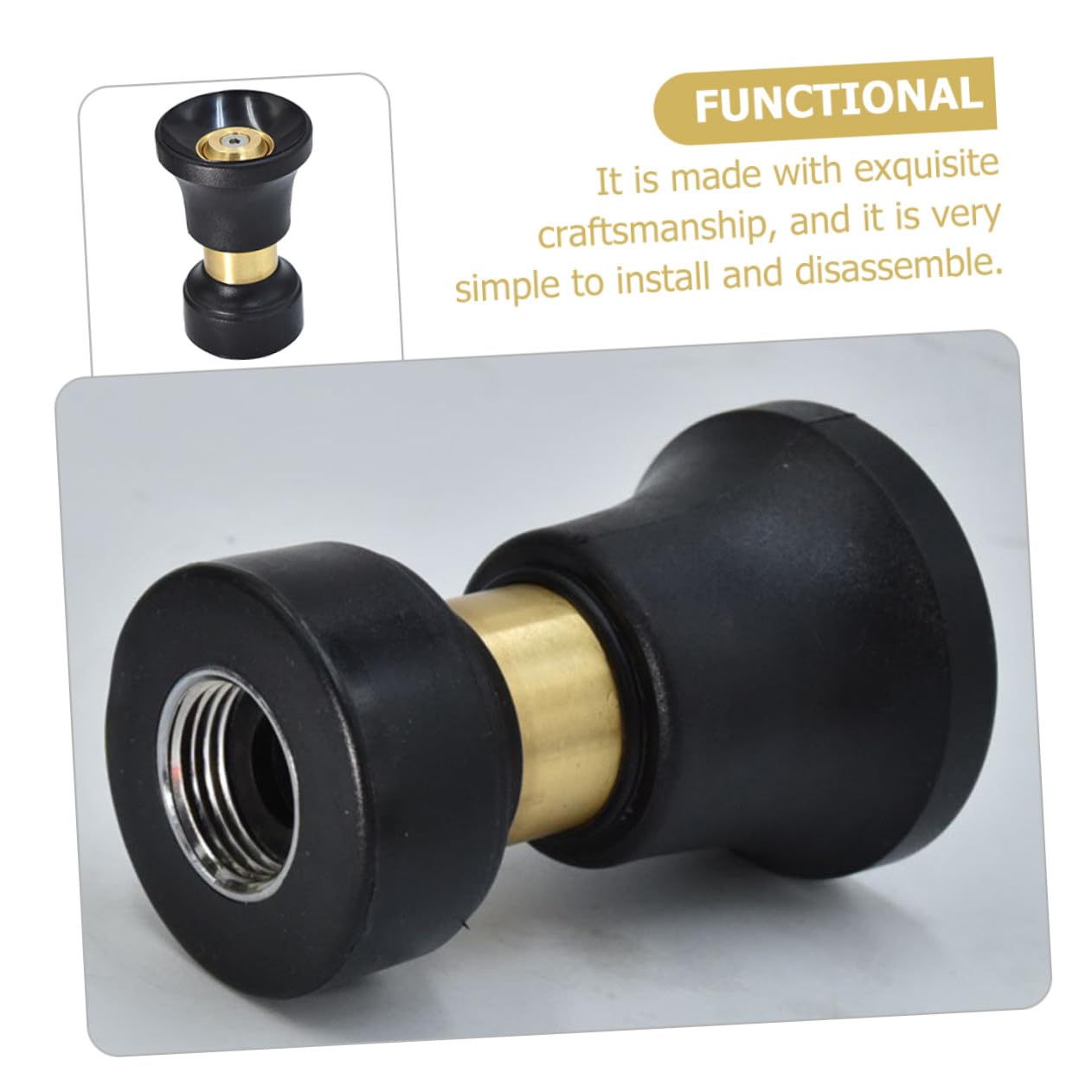 NOLITOY Metall Gartenspritze Wasserdüse Drehbarer Sprühkopf Einstellbar Hochdruck Sprinkler Für Gartenbewässerung Autowäsche Und Reinigung Robust Langlebig
