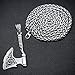 BAVIPOWER Nordic Axe Necklace For Men Nordic Single Sided Double Sided Battle Axe Pendant Stainless Steel Keel Chain Protection (Simple Axe, 28)