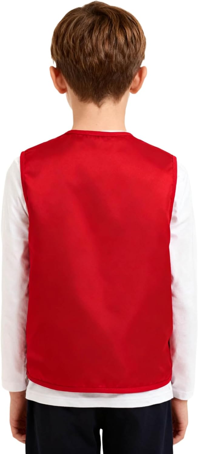 Oyolan Kids Boys Sequins Sleeveless Vest Jacket Christmas Santa Elf Waistcoat for Latin Jazz Disco Dance Performance