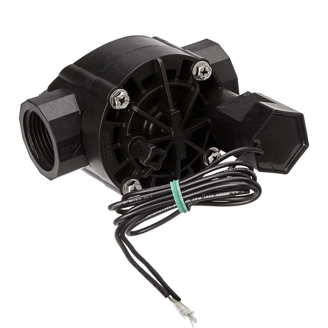 [Pack 5] Elettrovalvola di irrigazione Rain Bird 100-HV 24V. Elettrovalvola di irrigazione con filettatura femmina da 1" - Regolatore di portata e solenoide a 24V - sistemi di irrigazione affidabili