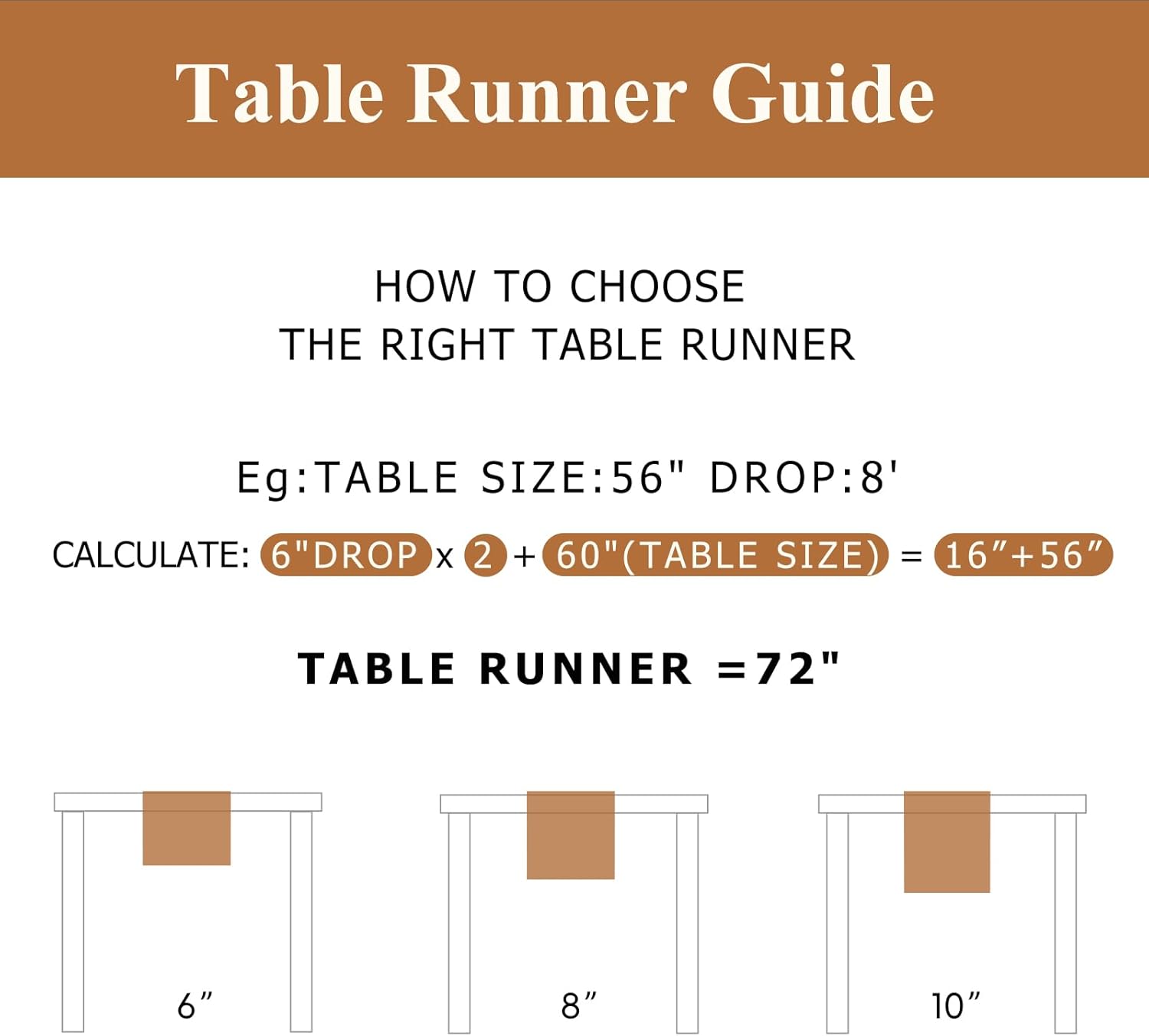 Brown Tassel Table Runner 13x118 Inch Long Farmhouse Boho Cotton Linen Dining Buffet Decor Thick Fall Harvest Persimmon Fringe New Year's Day Christmas Holiday Table Decoration for Living Room