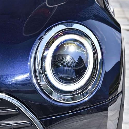 2個入り 車用ヘッドライトティント ブラック保護フィルム 透明TPUステッカー アクセサリー MINI Clubman F54 JCW Cooper S用