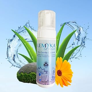 LEMYKA Foaming Face Wash - Gentle, hydrating for Eczema-prone, Dry, Sensitive Skin, Natural Daily Facial Cleanser, pH 5.5,...