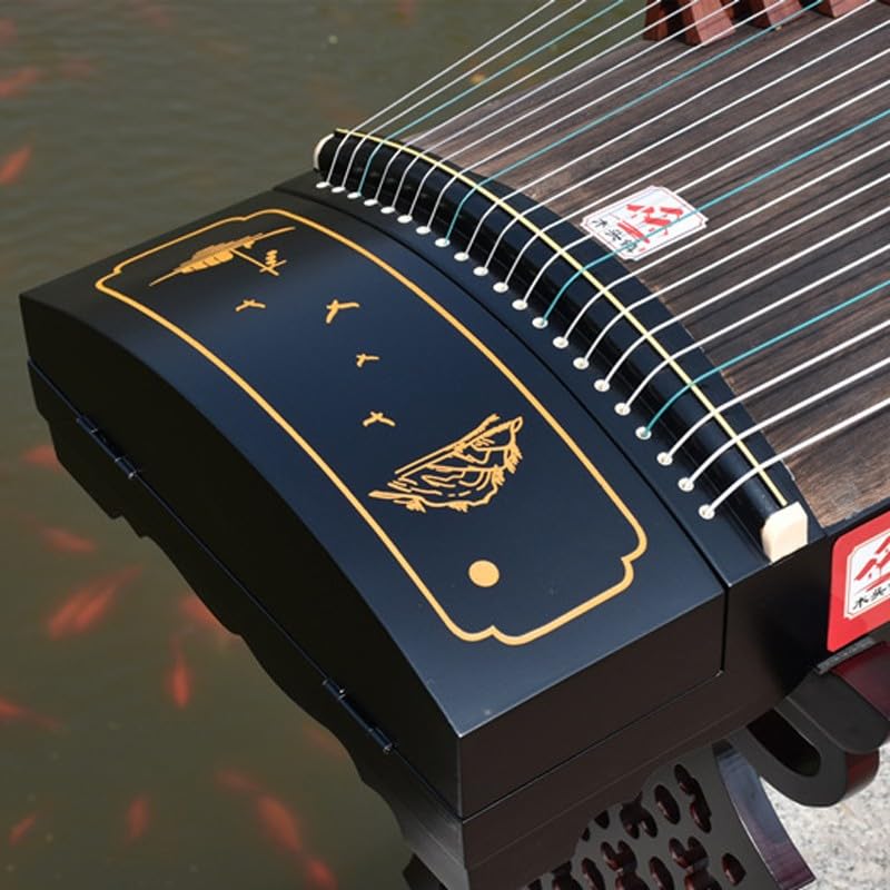 JITEM Guzheng, Traditional Chinese 21-String Instrument, Handmade Solid Wood Performance-Grade Guzheng, Suitable for Beginners and Professionals(Color:20)