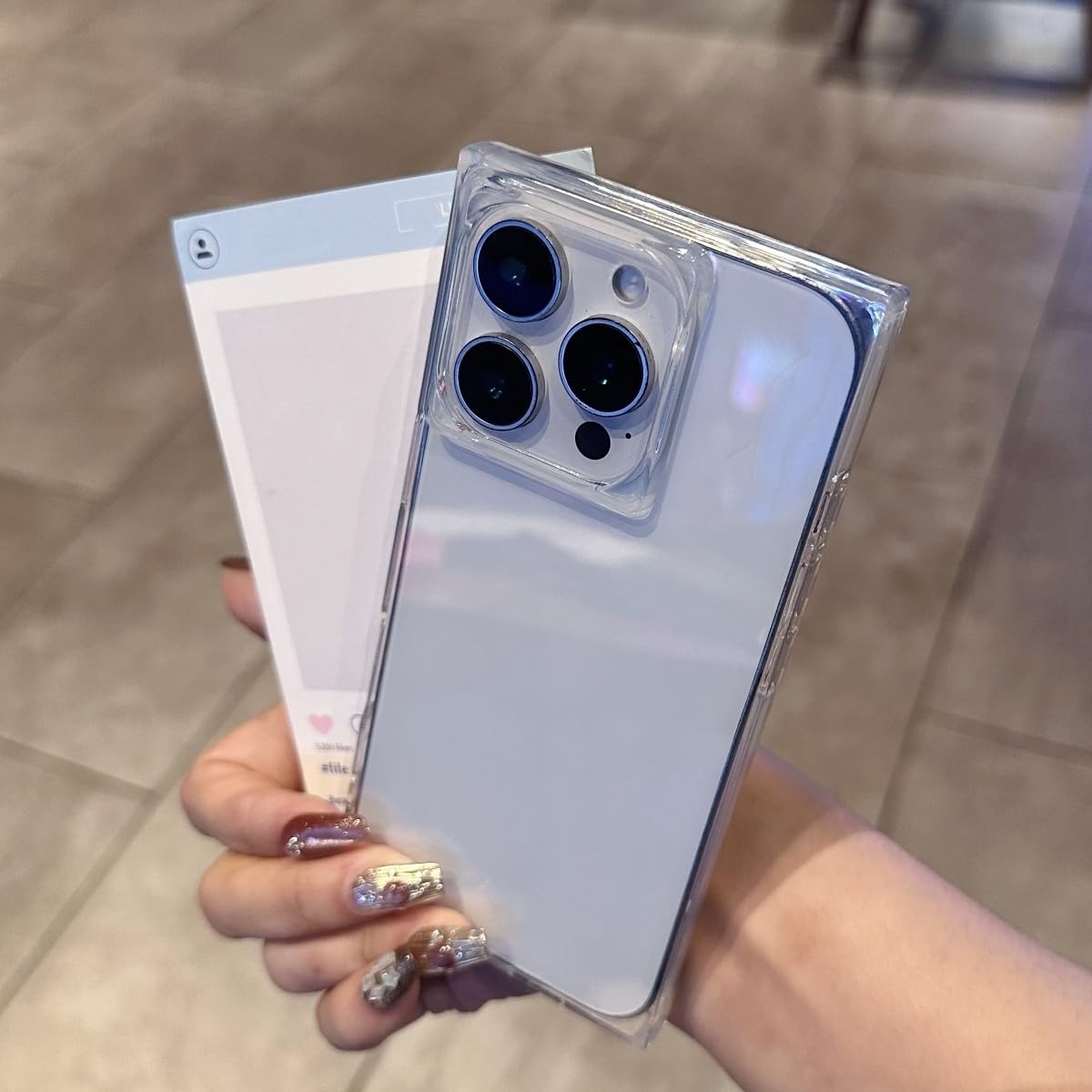 Coque rectangle iPhone 12 silicone souple transparente et antichoc - 6