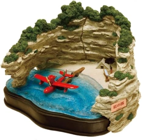 Amazon Co Jp 希少 廃盤 スタジオジブリ 紅の豚 ライトアップジオラマ ポルコのアジト フィギュア 置物 宮崎駿 ホビー 通販