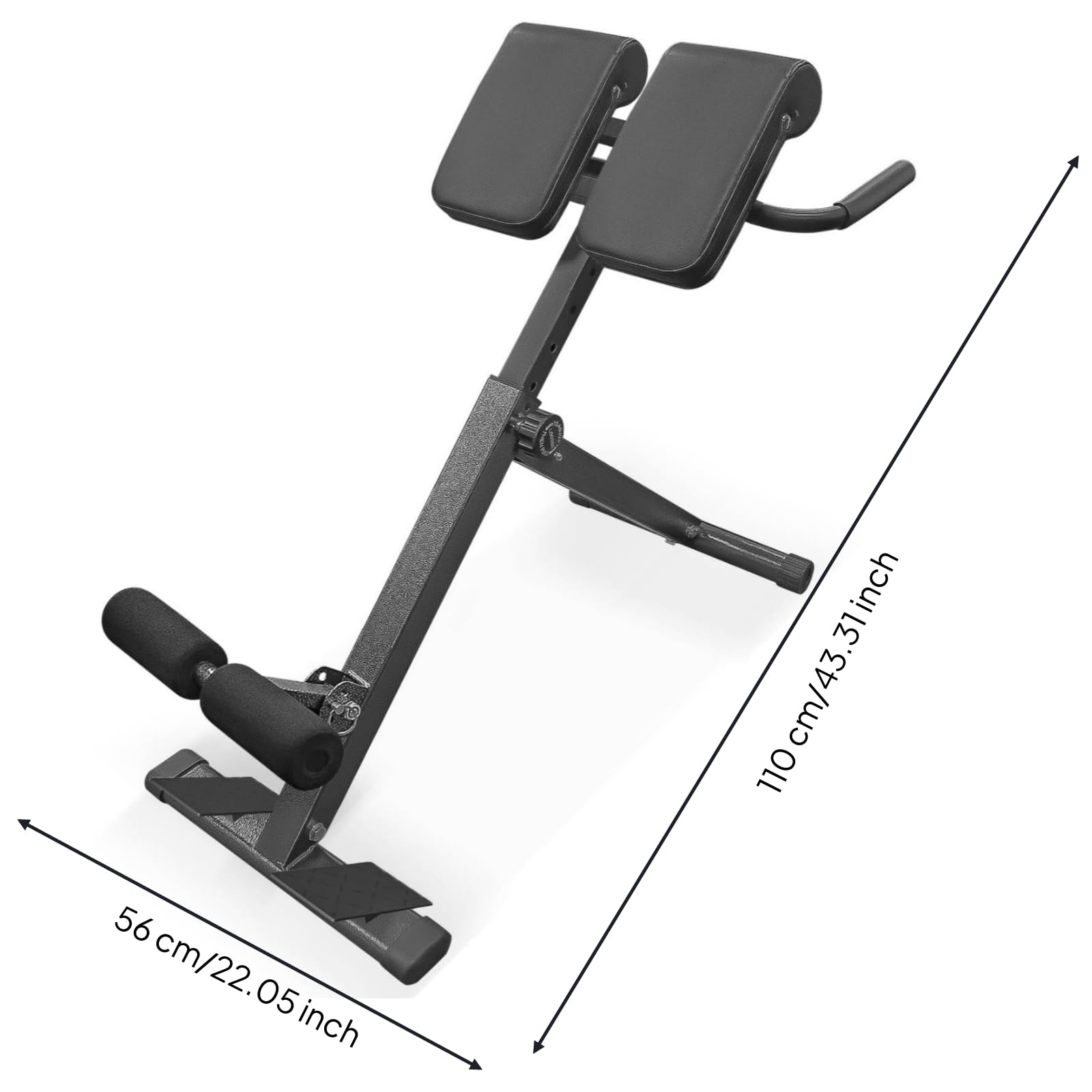 Attrezzatura Romana Pieghevole Imbottitura Confortevole Roman Chair Pieghevole Acciaio Resistente Sedia Romana Regolabile per Casa