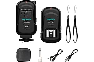 AODELAN Wireless Flash Trigger Lightning Trigger Transmitter Receiver Set