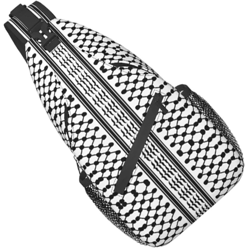 Sac à dos à bandoulière palestinien pour cyclisme et randonnée légère
