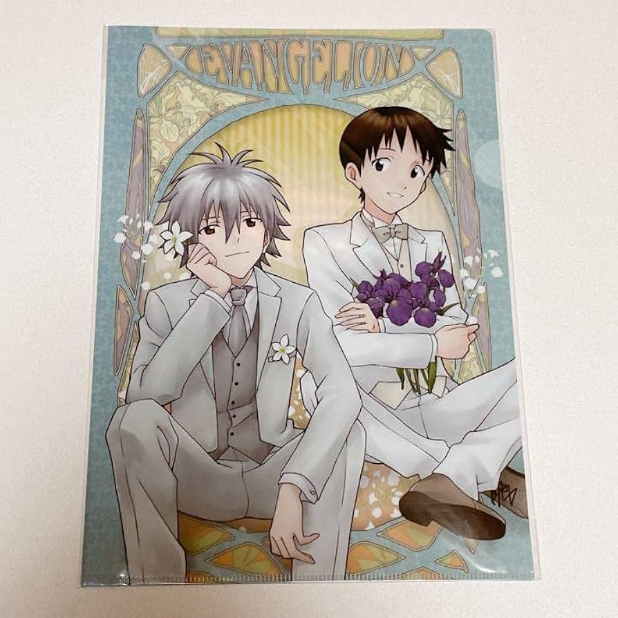 希少　レア　エヴァンゲリオン　カフェ＆ダイナー　クリアファイルセット　カヲル エヴァンゲリオン』 クリアファイル セット 渚 カヲル | K-BOOKS