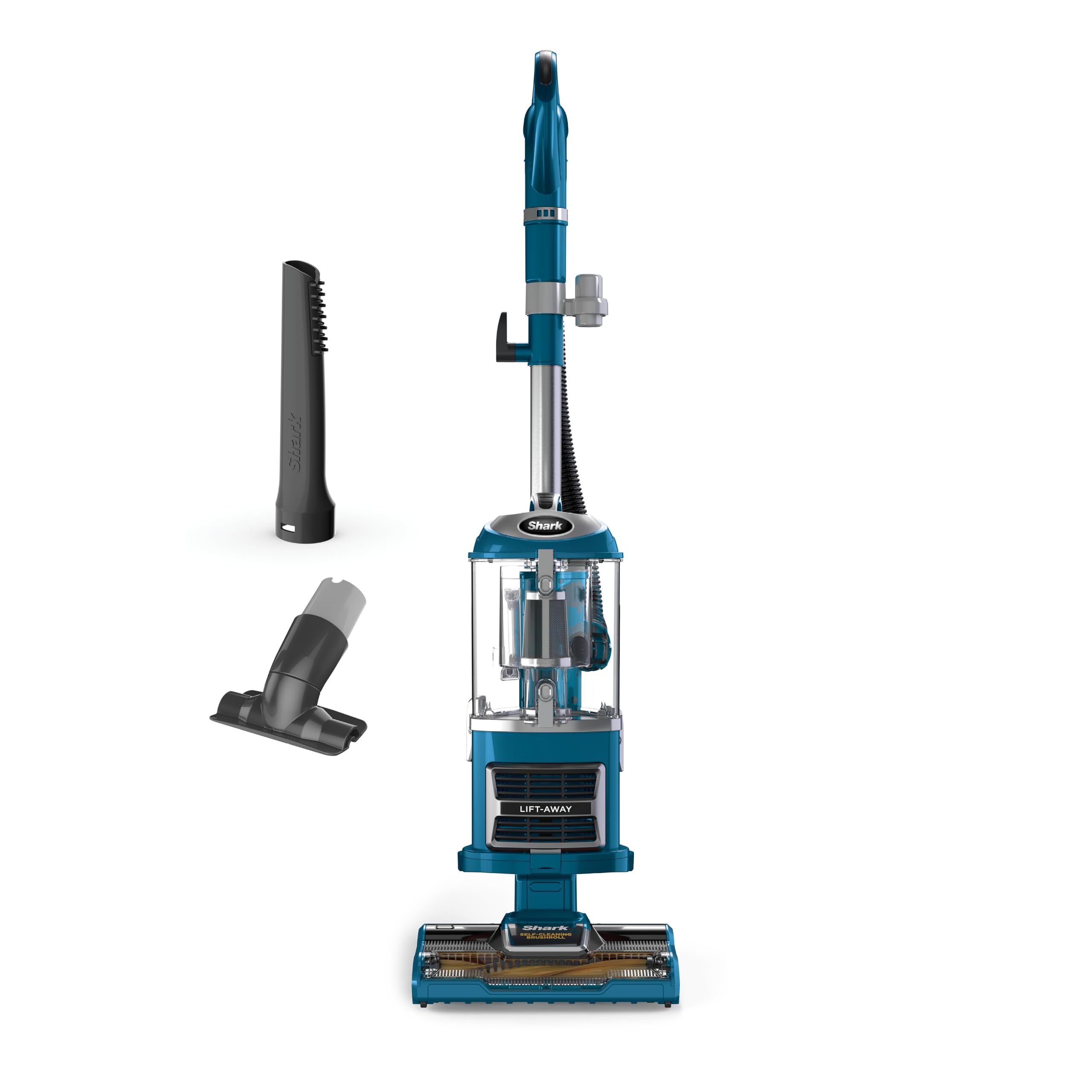 Shark Navigator Lift-Away Upright Vacuum, HEPA Filter, Teal, ZU503AMZ | Self-Cleaning, Lift-Away Pod, Pet Hair Pickup, Swivel Steering, Upholstery Tool & Pet Crevice Tool for Above-Floor Cleaning