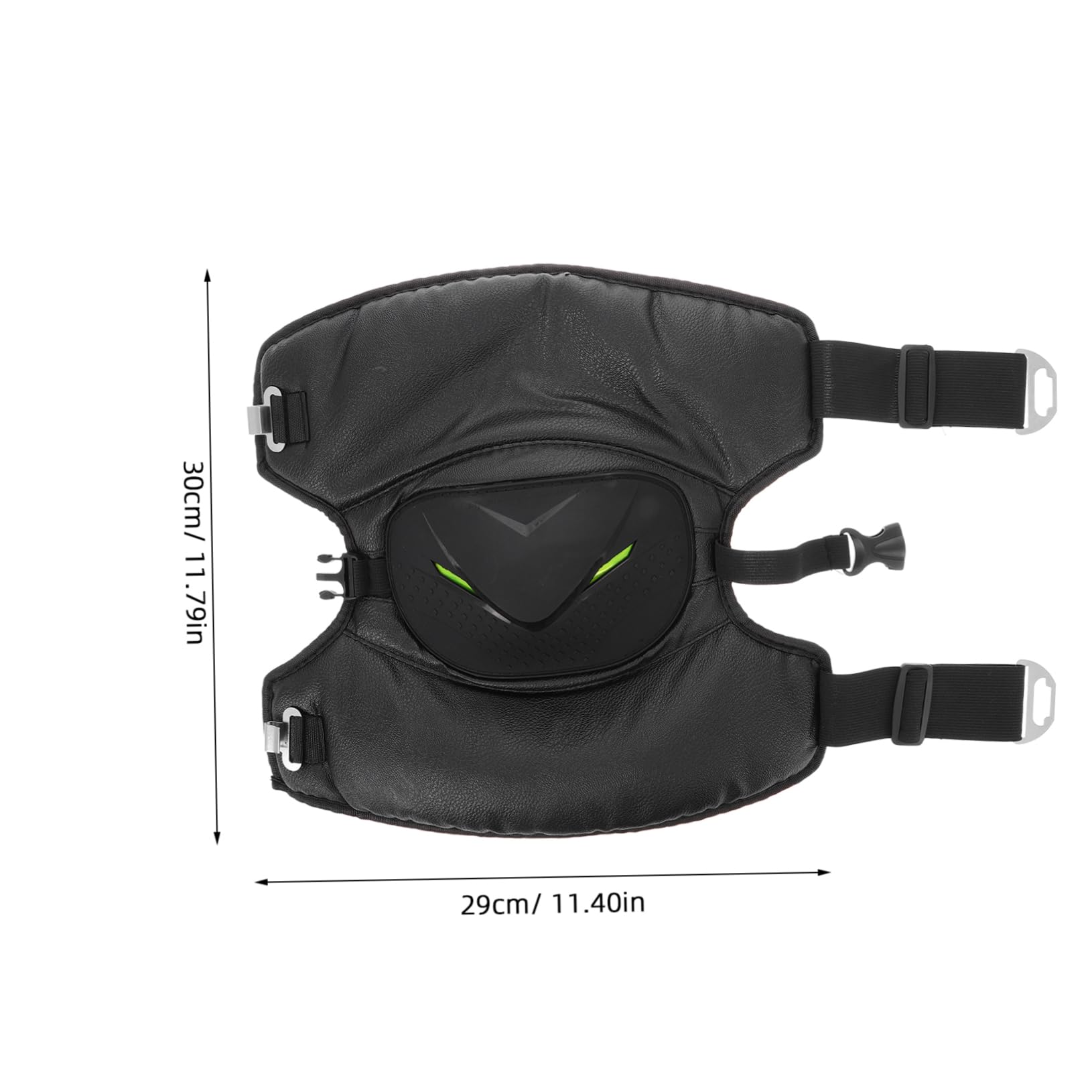 FUNOMOCYA Mountain Biking Pads Pu Wind Barrier Warm Durable Cycling Shin Guards for Winter Riding