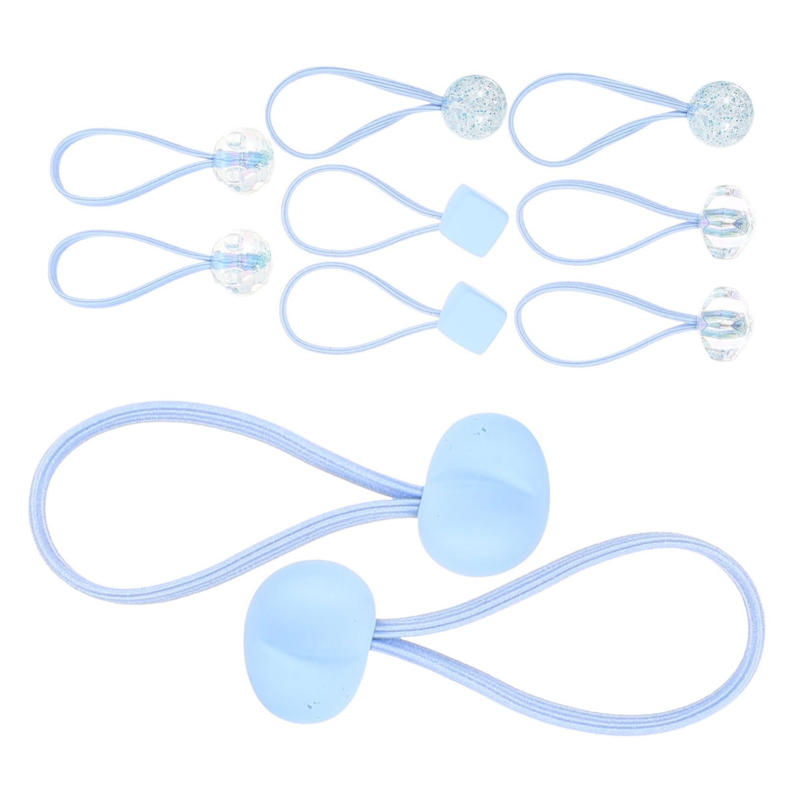 Didiseaon Juego De 5 Accesorios Para El Cabello De Moda Para Niñas: Elegantes Cuerdas Para El Cabello Bandas De Goma Decorativas Para El Cabello De Niñas 10 Unidades X 5