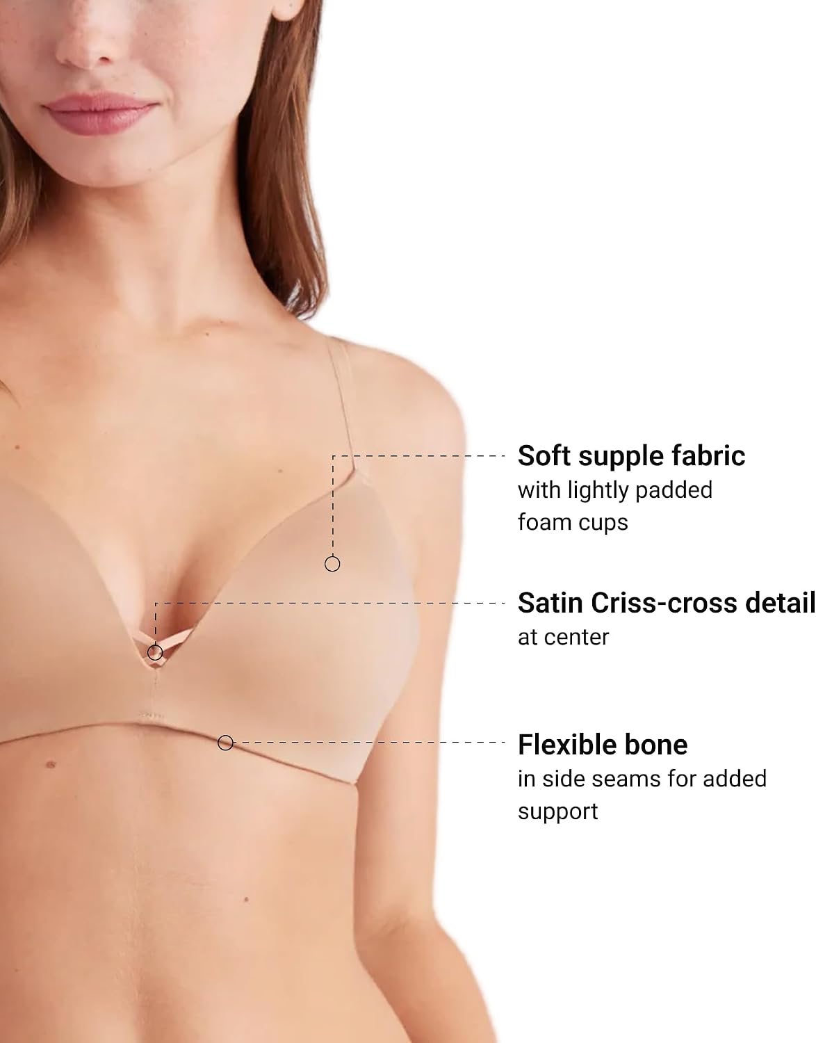 b.tempt'd Women's Undercover Lightly Padded Wire Free Bra, 956207