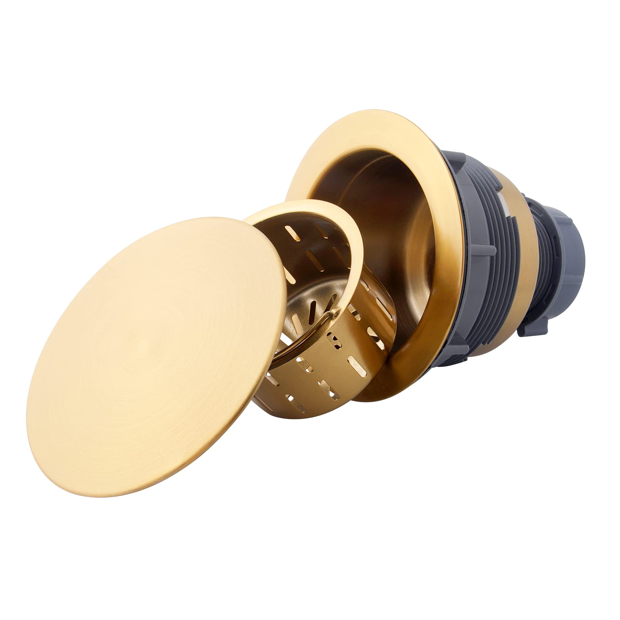 Lonsince Gold Kitchen Sink Drain Assembly,Gold Kitchen Sink Drain ...
