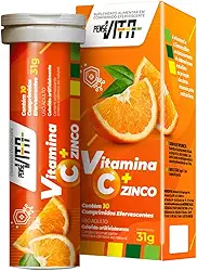 Vitamina C + Zinco Com 10 Comprimidos Efervescentes