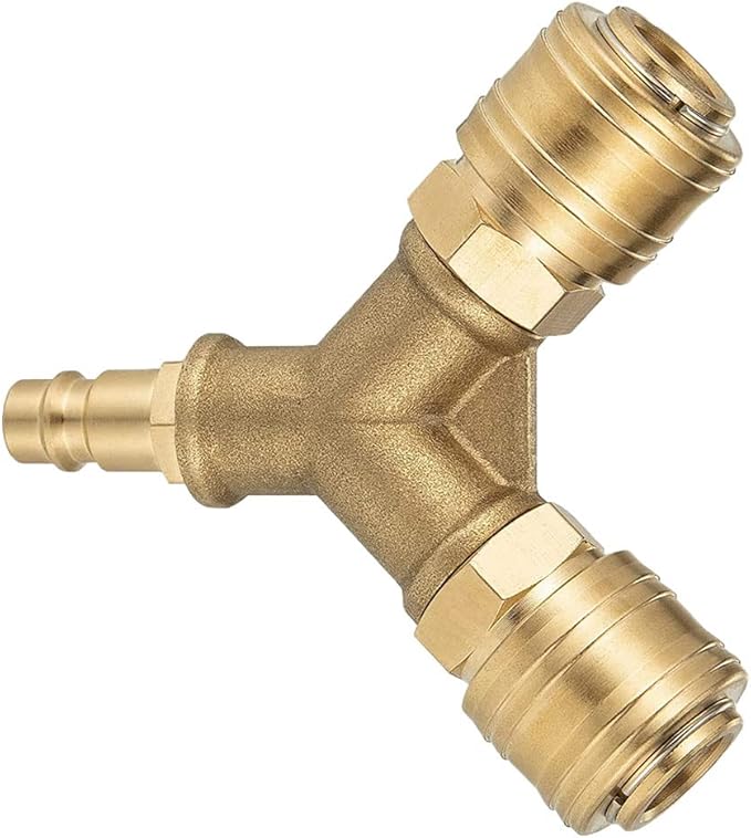 Raccordo Aria Compressa Attacco Rapido Raccordo Rapido Per Aria Compressa In Ottone Nichelato - Attacco NW 7,2 Con Manicotto Per Tubo Attacco Rapido NW 7,2 - Foto 5