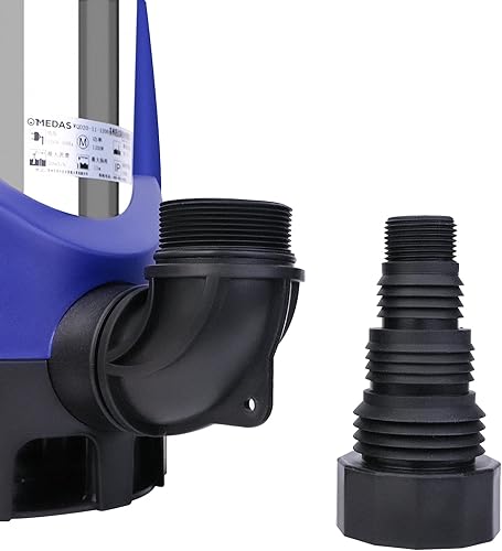 Miniatura 8 de MEDAS 1HP 3434 GPH Bomba de sumidero sumergible limpiasucia bomba de agua portátil con cable de 16.4 pies para piscina, jardín, sótano, tina,