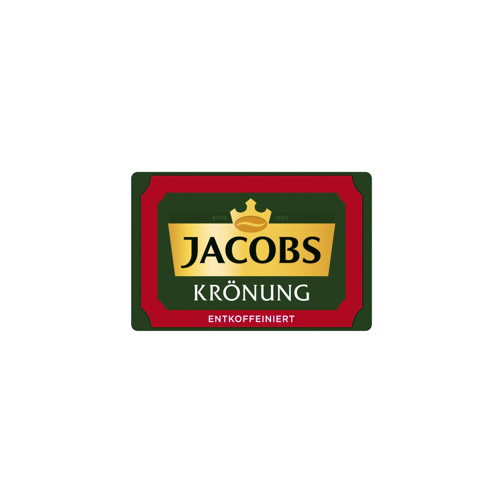 Jacobs Filterkaffee Krönung Entkoffeiniert, 12er Pack, 12 x 500 g gemahlener Kaffee