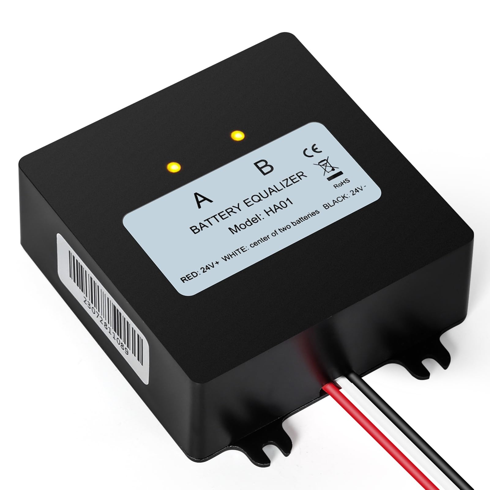 Equalizzatore di tensione della batteria, equalizzatore avanzato della batteria da 24 V - Bilanciatore di tensione intelligente per una manutenzione ottimale della batteria nei veicoli e nei sistemi