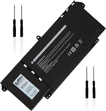 7FMXV Replacement Battery for Dell Latitude 5320 7320 7420 7520 Series, Compatible with Part Numbers 4M1JN 1PP63 HDGJ8 MHR4G 0TN2GY TN2GY 9JM71 727CG 0727CG CN-0TN2GY CN-0727CG, 15.2V 3941mAh