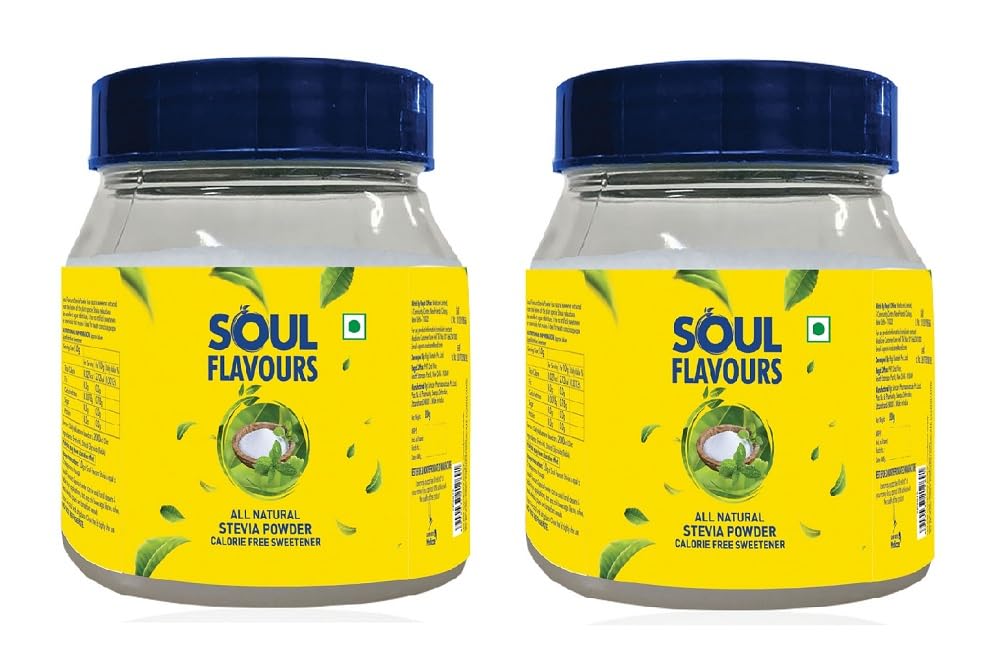 Soul Flavours All Natural Stevia Powder -200g (Pack of 2) 400gm (B0CDP8ST2S) Amazon Price History, Amazon Price Tracker