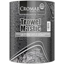 CROMAR Trowel Mastic   Heavy-Duty Bituminous Mastic for Roofing and Building Repairs | 1L
