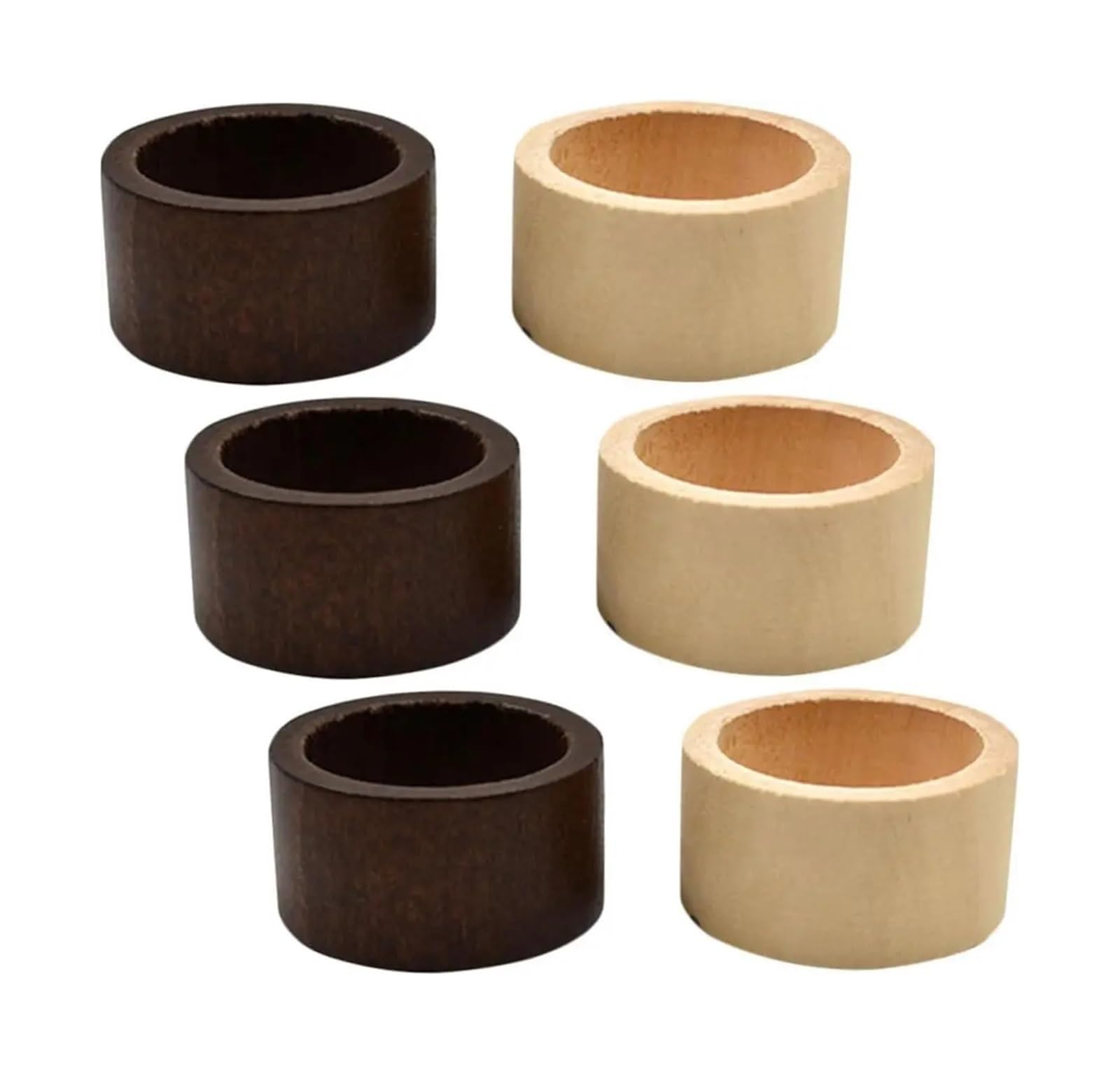 Napkin Rings 10pcs Wooden Napkin Round Rustic Holders for Table Decor Home Wedding Party Dining for Dining Table Decor