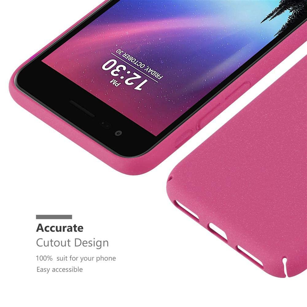 Cadorabo Custodia per Nokia 3 2017 in FROSTY ROSA - Rigida Cover