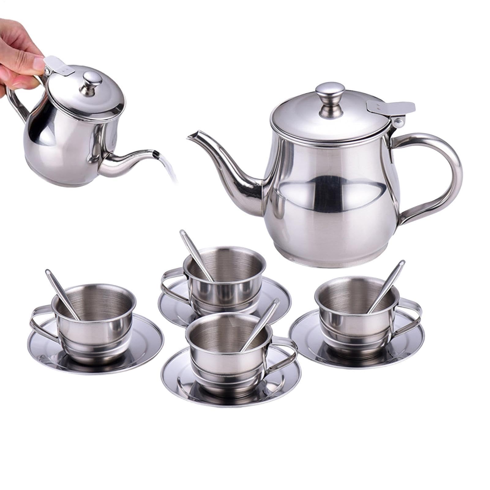 Kitchen Set - 1 Unit Tea Pot Toys, Lightweight Pretend Play Kit, Playroom Activity Accessories | High Strength Preschool Supply For Home Classroom Daycare Playtime Indoor Nursery School