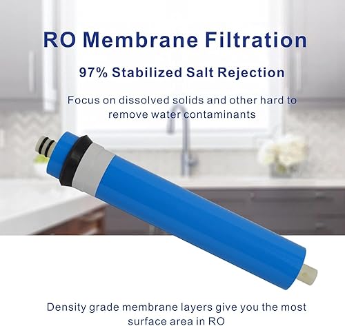 Miniatura 4 de Juego de filtros de repuesto con membrana para sistema de ósmosis inversa Culligan AC-30