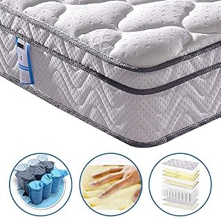 Vesgantti 10.2 Inch Multilayer Hybrid Twin Mattress - Multiple Sizes & Styles Available