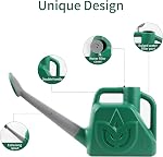 Watering Can Outdoor Plant Lightweight Deluxe 1.5 Gallon Plastic 6 L Resin Water Cans with Detachable Sprinkler Head Green Watering Pot for Office House Indoor Garden