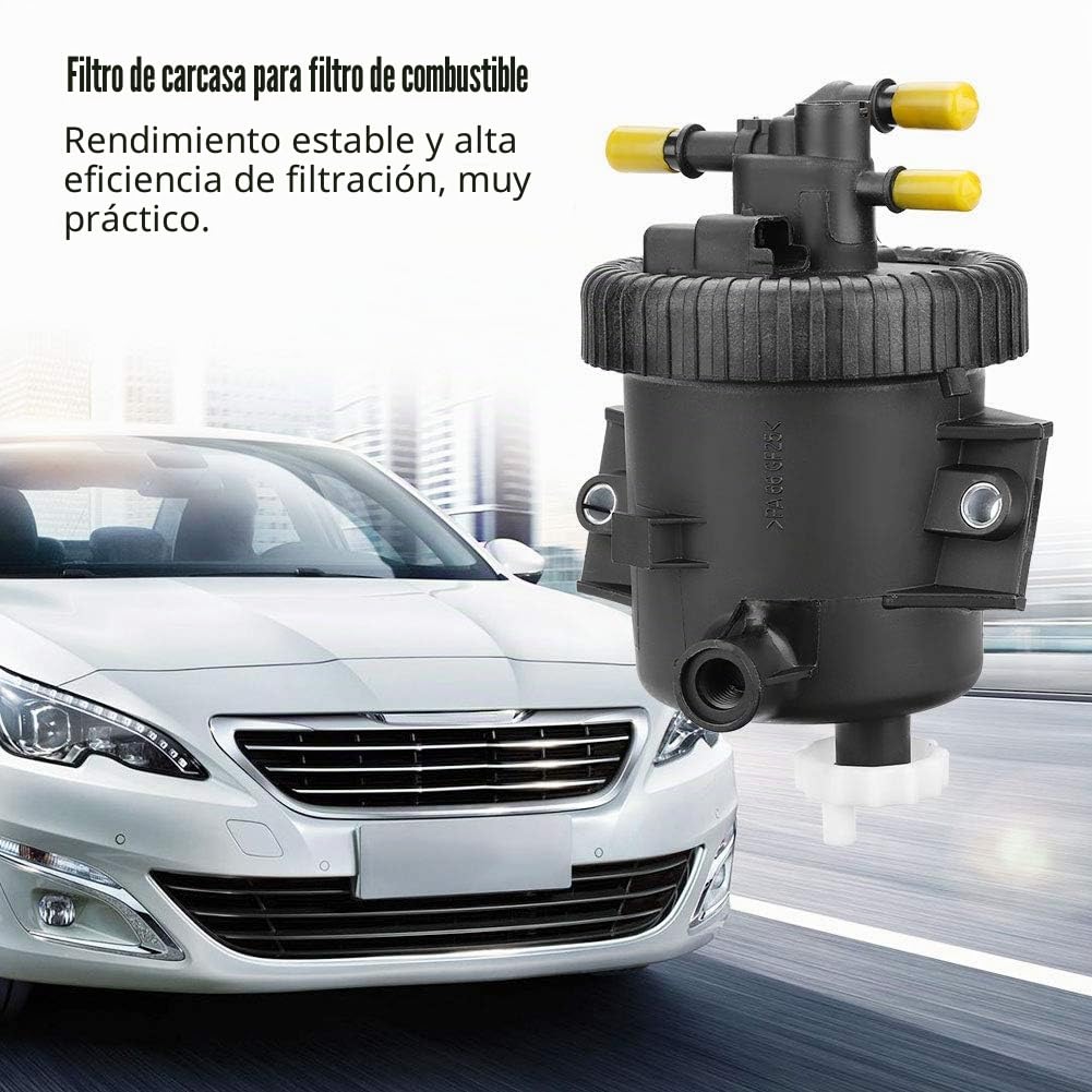 Carcasa de filtro de combustible, carcasa de filtro de combustible y filtro para 206 306 307 2.0 HDi