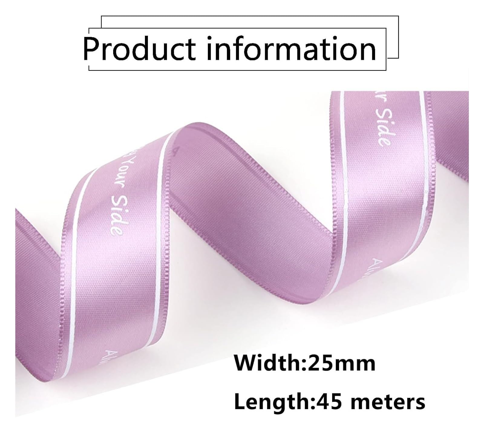 Sackleinenband, Bänder, Satinbandrollen, Bänder, Geripptes Band, Weihnachtsfeier, Blumen-Geschenkband(Purple)