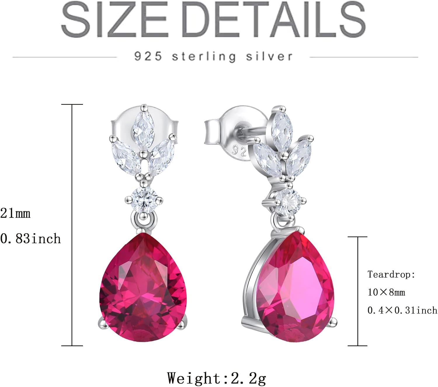 ブライダルウェディングレディースイヤリング 925スターリングシルバー リーフティアードップ ダングル&amp;ドロップイヤリング