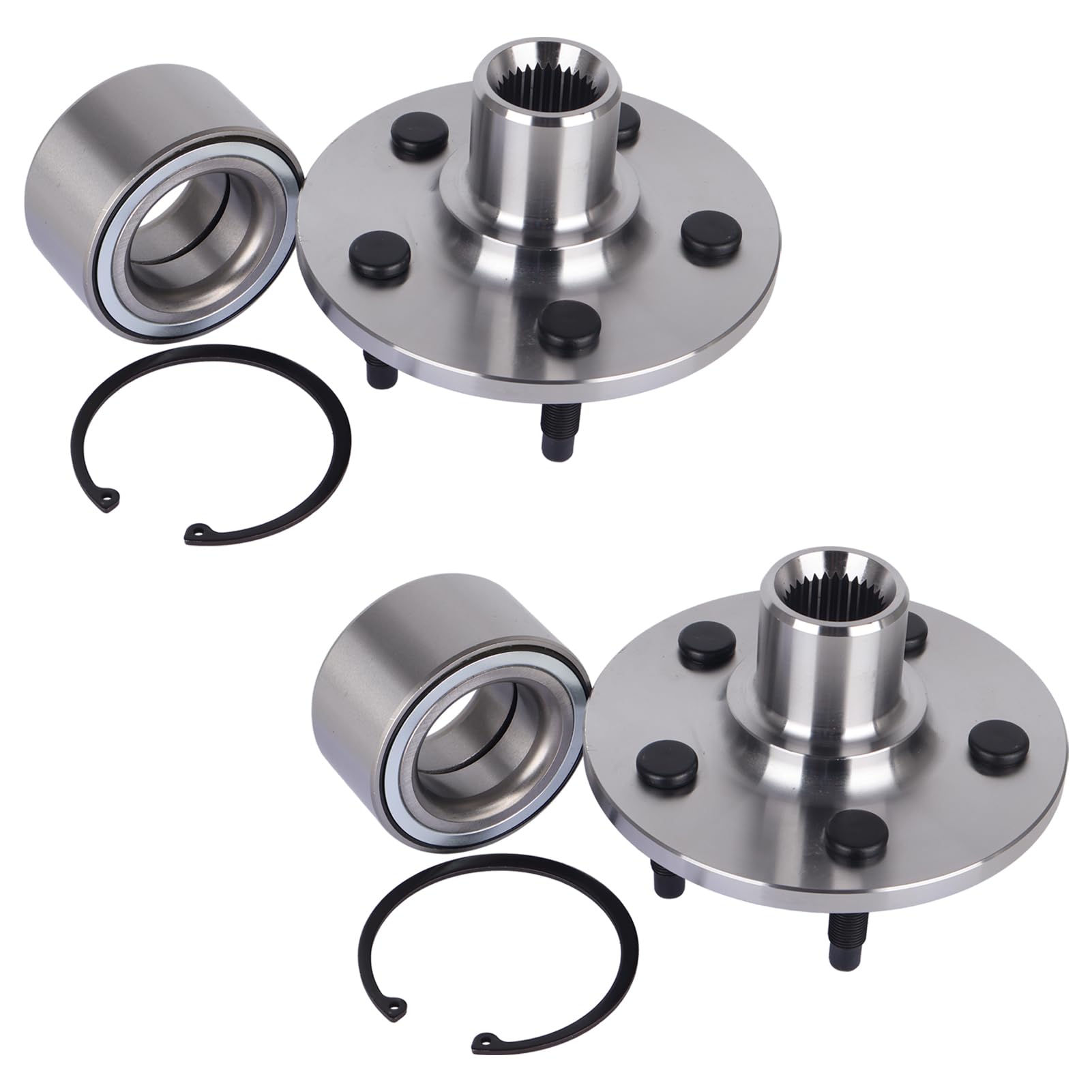 PAROD Pair 521000 Wheel Hub & Bearing Assembly Compatible with 2002-2010 Ford Explorer, 2007-2010 Explorer Sport Trac, 2003-2005 Aviator, 2002-2010