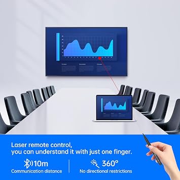 JAV Smart Whiteboard Interactive Display Pen, 4K HD Touch Panel Compatible