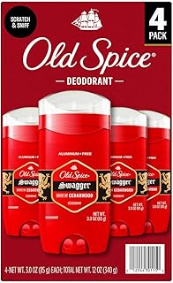 [海外直送品]Old Spice Swagger Deodorant Aluminum Free 3 oz, 4-pack