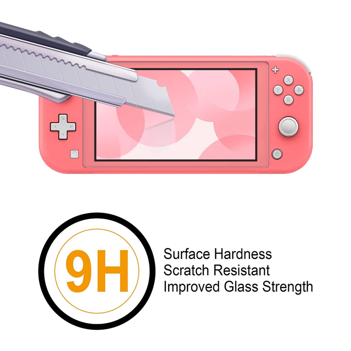 Supershieldz (2 Pack) Designed for Nintendo (Switch Lite) 2019 Tempered Glass Screen Protector, 0.33mm, Anti Scratch, Bubble Free